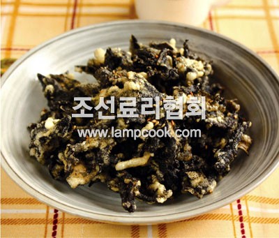 돌버섯튀기
