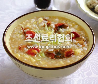 섭조개오리알죽