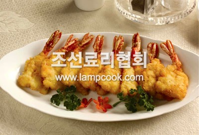 왕새우빵가루튀기