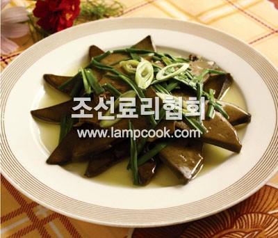 양간부추볶음