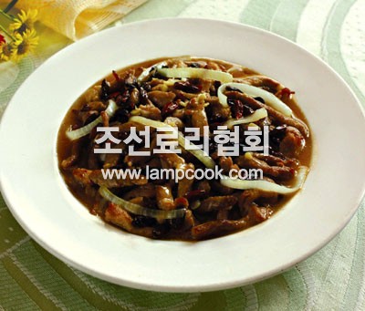 구기자돼지고기볶음