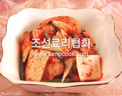 문어석박김치