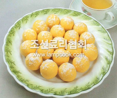 호박단떡