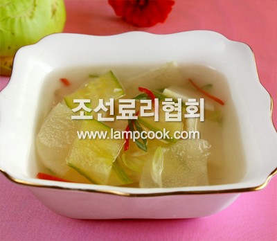 구경양배추나박김치
