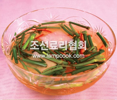 미나리무우김치