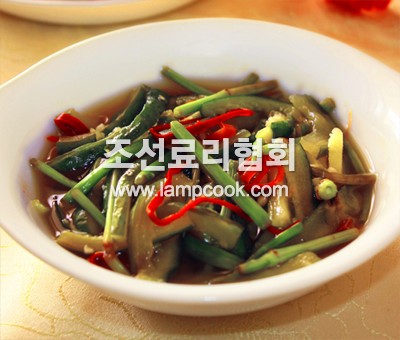 오이미나리김치