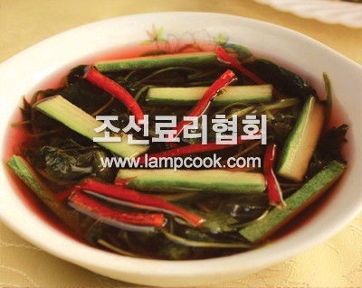 오이참나물김치