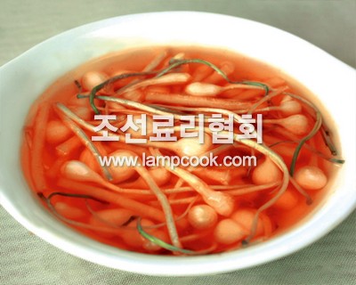 달래무우김치