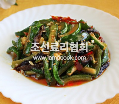 오이참나무버섯간장절임