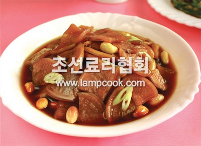무우락화생장절임