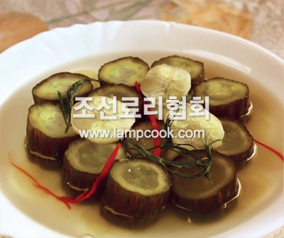 오이마늘단초절임