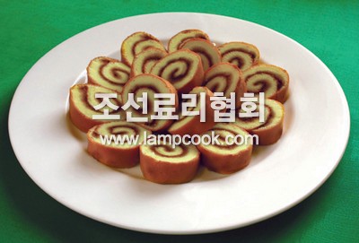 호박단설기말이