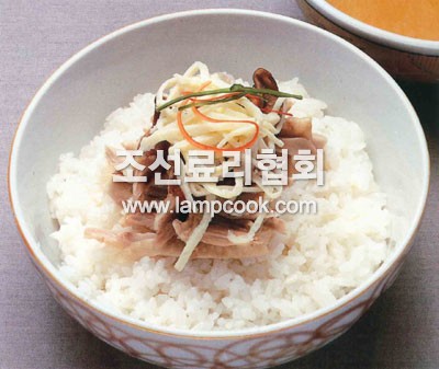 닭고기버섯온반