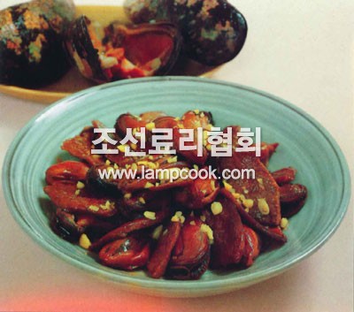 섭조개볶음