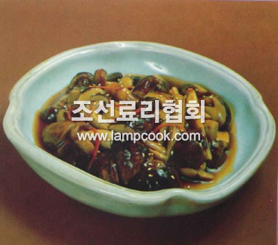 송이버섯졸임