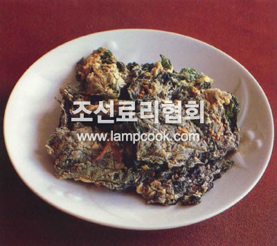 깨잎튀각