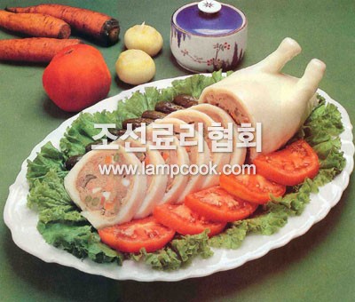 오리고기흰찬묵