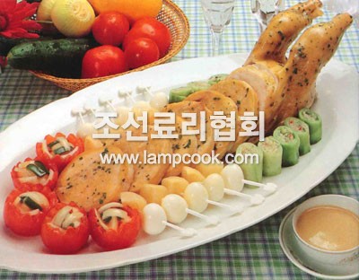 닭고기겨자찬묵