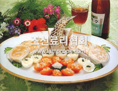 칠색송어쌈찬묵