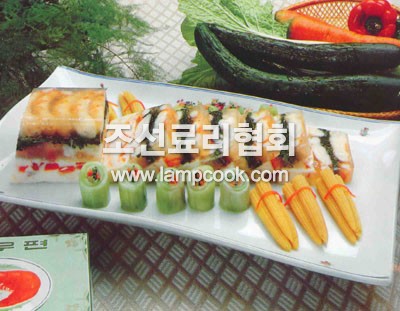 삼색새우찬묵