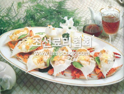 꽃게즙무침