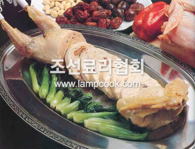 소넣은닭고기쌈