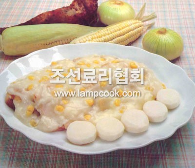 닭고기풋강냉이즙