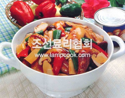 닭고기송이버섯찜
