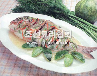 도미버섯찜