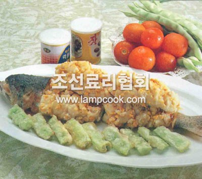 칠색송어잣튀기