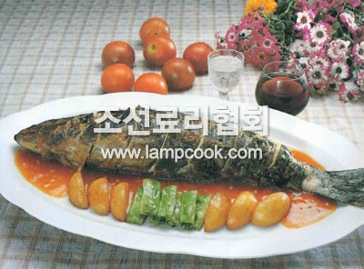 칠색송어쌈구이