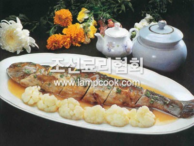 버섯소칠색송어구이
