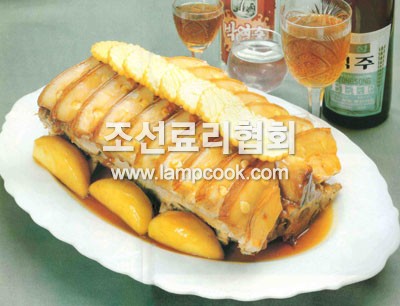 돼지등심사과구이