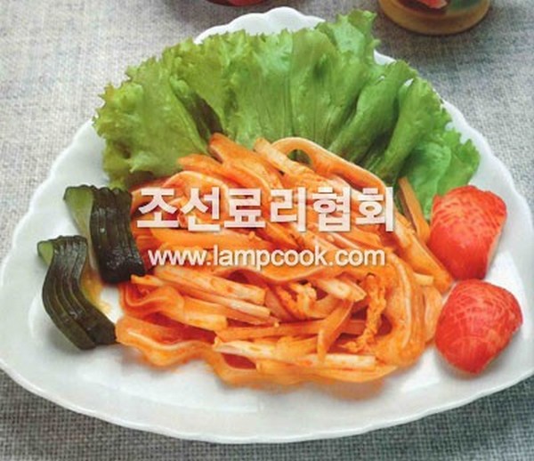 돼지귀무침 레시피 조리순서 No1.