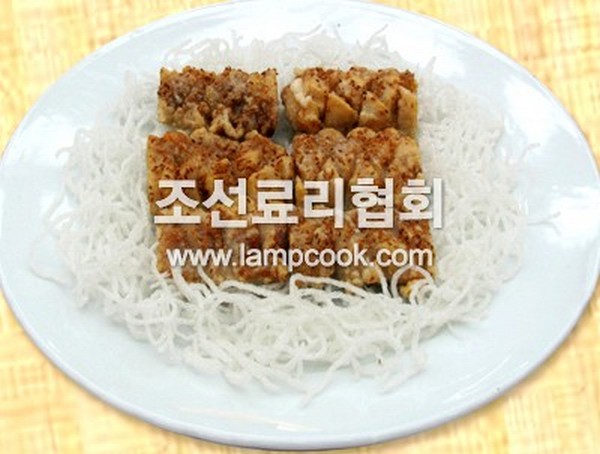 칠색송어깨튀기 레시피 조리순서 No1.