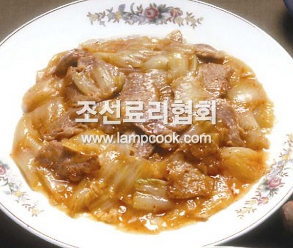배추볶음 레시피 조리순서 No1.