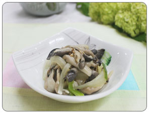 버섯볶음