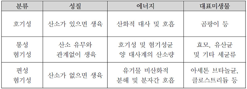 미생물 산소 요구성