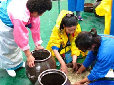 한산소곡주 술빚기 체험