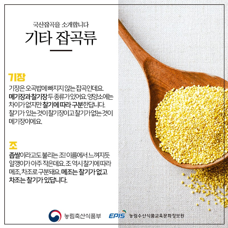 건강에 좋은 우리 잡곡 - 국산잡곡 바로알기 사진 7번