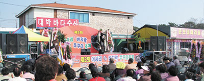 어사리 명품 바지락.주꾸미 축제