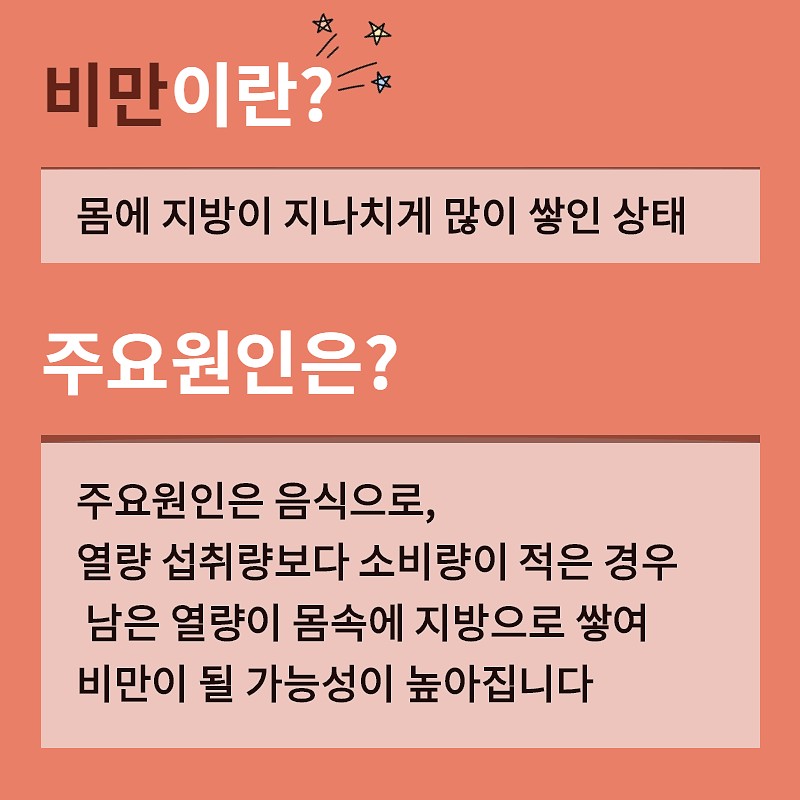 365일 나트륨∙당류 줄이기 프로젝트_비만의 문제점과 예방법 사진 2번