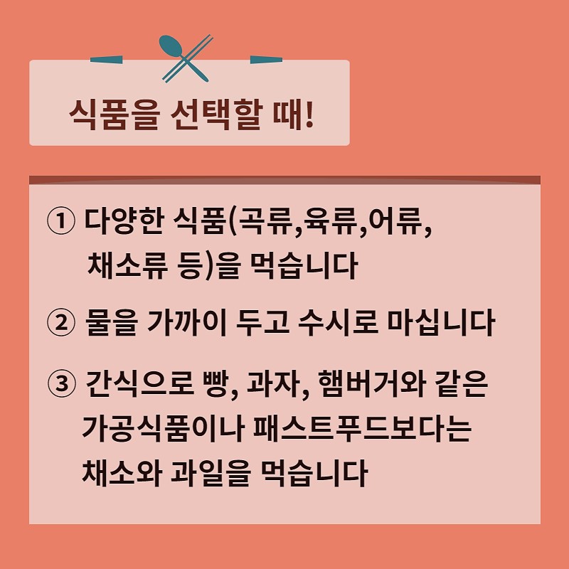 365일 나트륨∙당류 줄이기 프로젝트_비만의 문제점과 예방법 사진 5번