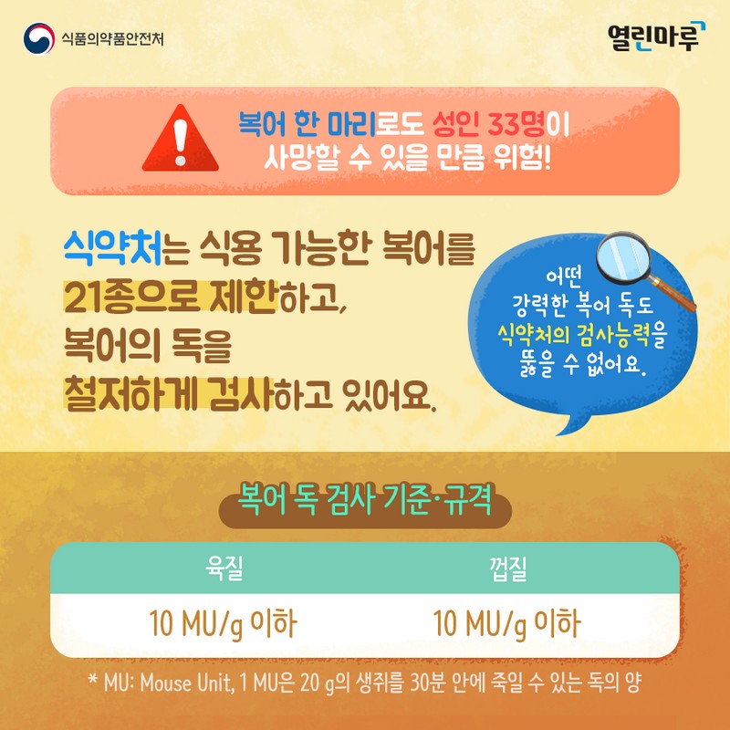 안전하게 복어를 먹으려면! 사진 3번