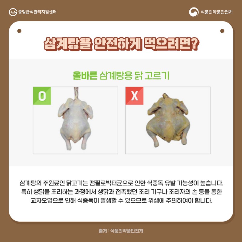 삼계탕 안전하게 먹는 방법 사진 2번