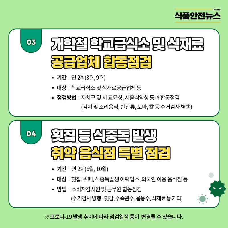 식중독 예방활동 사업 사진 5번