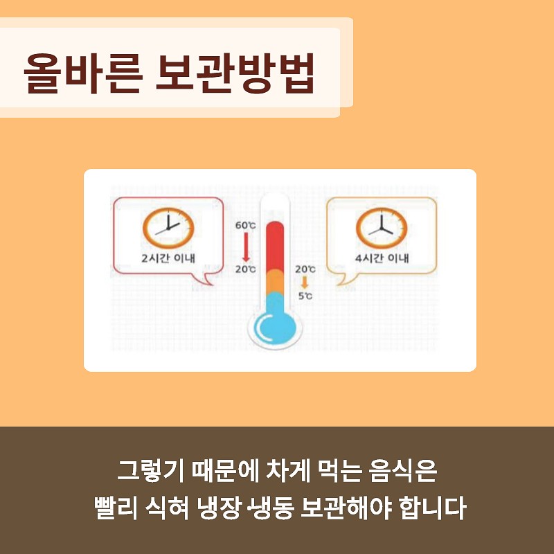 올바른 식품 보관 방법 사진 3번