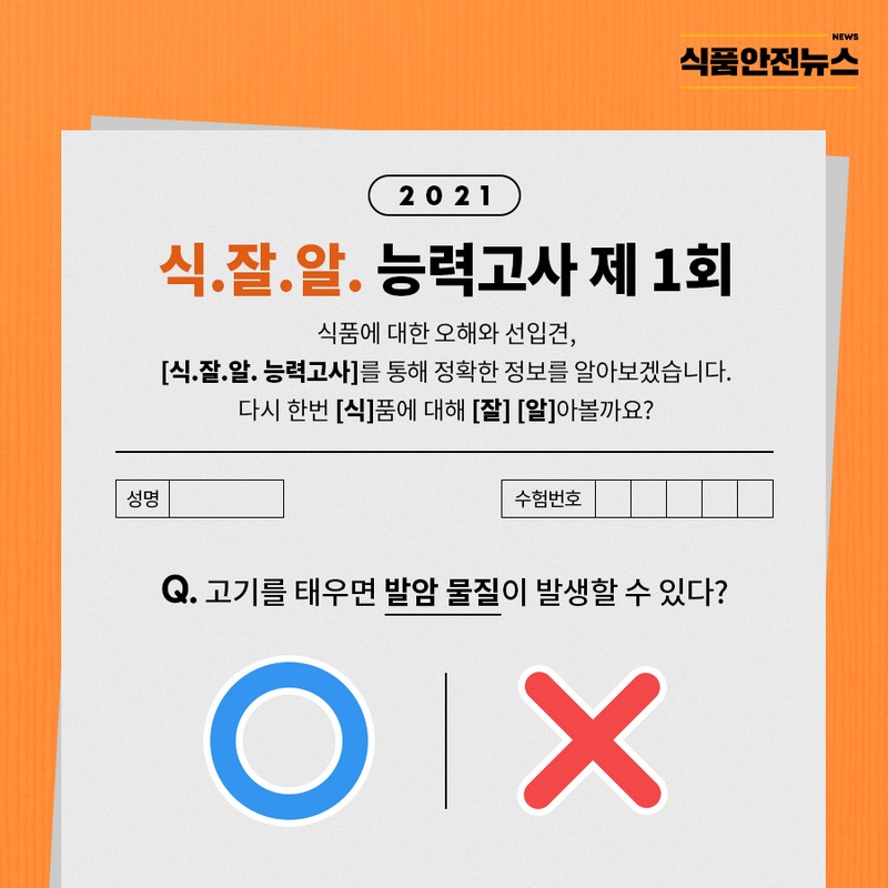 식품을 잘 알자, 탄 고기 편 사진 1번