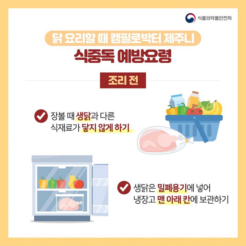 복날 닭 요리할 때 특히 주의해야 할 식중독균은? 사진 4번