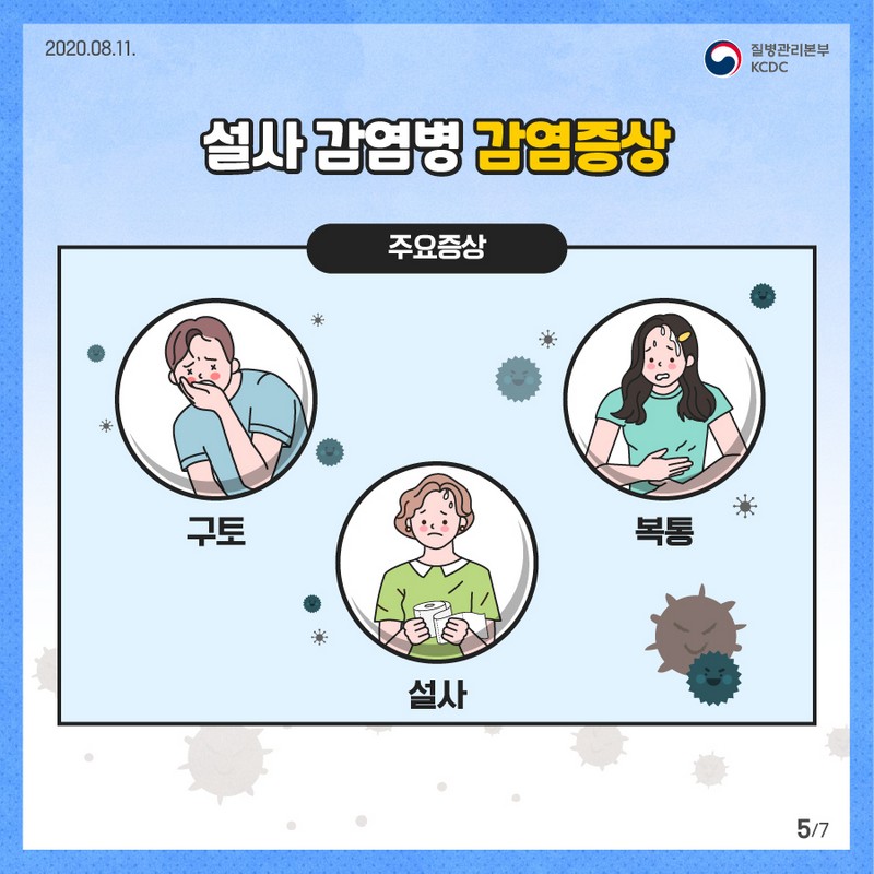 여름철 설사감염병 예방수칙 사진 5번